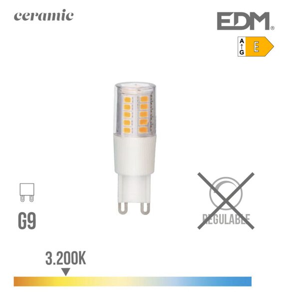 LED крушка EDM 650 Lm 5,5 W E G9 (3200 K)