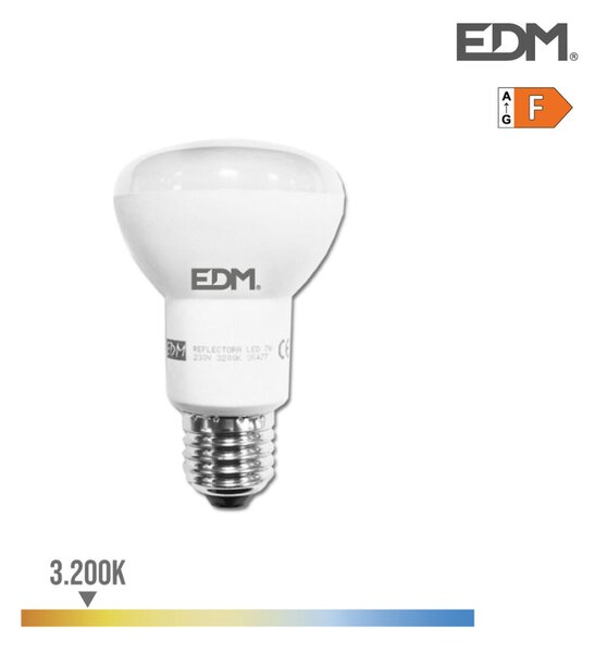 LED крушка EDM 7 W E27 F 470 lm (3200 K)