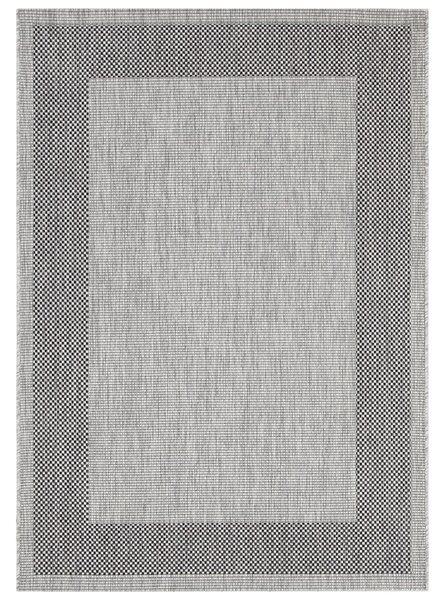 ABC VIVACE КИЛИМ FRAME GREY BLACK 160X230CM
