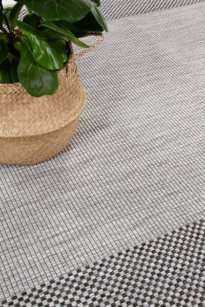 ABC VIVACE КИЛИМ FRAME GREY BLACK 160X230CM