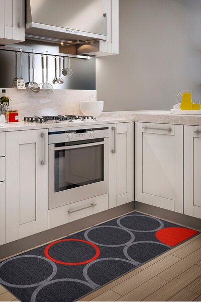 ABC VIVACE КИЛИМ OPTY GREY ORANGE 200X57CM
