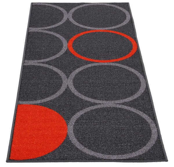 ABC VIVACE КИЛИМ OPTY GREY ORANGE 200X57CM