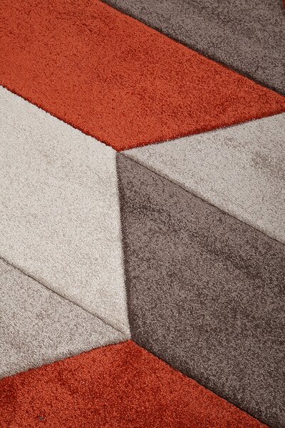ABC VIVACE КИЛИМ CARVE GEOMETRIC GR RUST 230X160CM