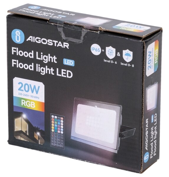 Aigostar - RGB димируем прожектор LED/10W/230V IP65 + дистанционно управление