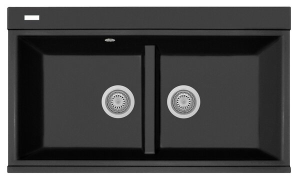 PLADOS КУХНЕНСКА МИВКА LUX 86-20 860X510 ЧЕР МАТ