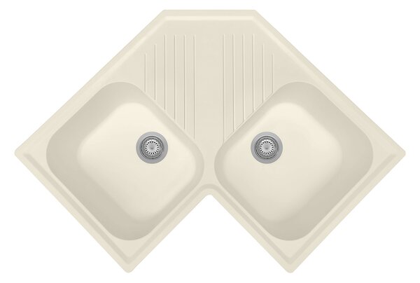 PLADOS КУХНЕНСКА МИВКА ATLANTIC 83-20 830X500 КРЕМ