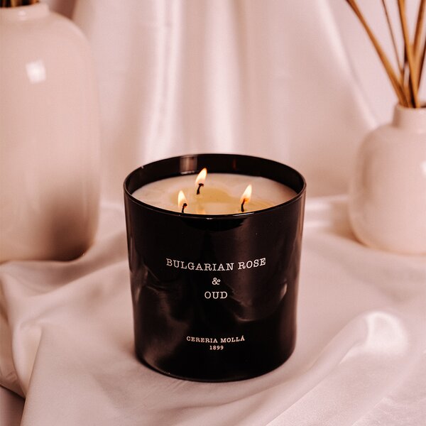 CERERIA MOLLA СВЕЩ XL С 3 ФИТИЛА BULGARIANROSE&OUD