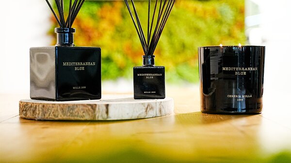 CERERIA MOLLA СВЕЩ XL С 3 ФИТИЛА MEDITERRANEANBLUE