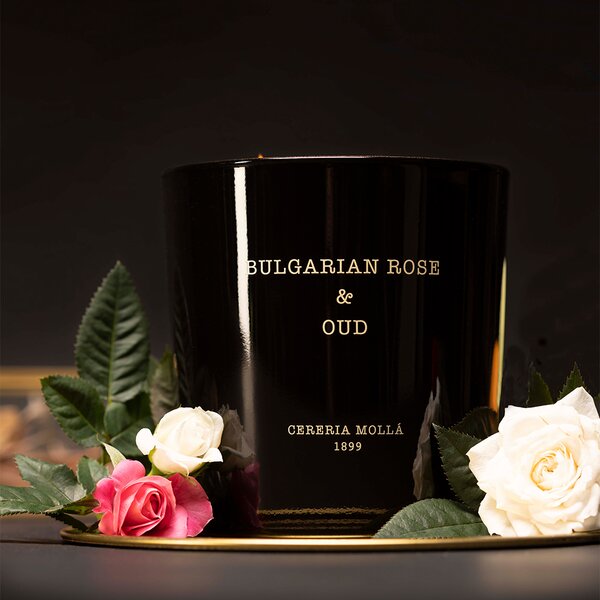 CERERIA MOLLA СВЕЩ XL С 3 ФИТИЛА BULGARIANROSE&OUD