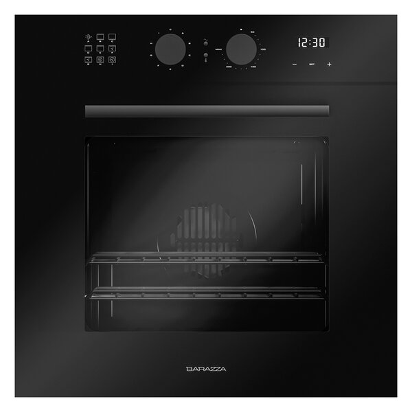 BARAZZA ФУРНА ЗА ВГРАЖДАНЕ CITY 60CM ЧЕРНО СТЪКЛО