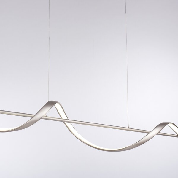 Q-Smart-Home Paul Neuhaus Q-Swing LED висящо осветление, стомана, Затъмняване, Металик, Дневна/трапезария, Метал, Модерен