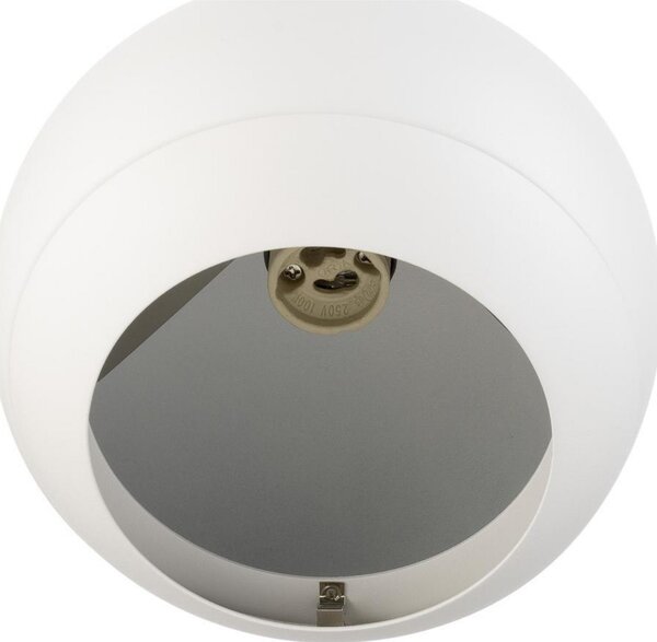 SLV висяща лампа Light Eye 150, бяла, Ø 15 cm, метал, Затъмняване, Бял, Дневна/трапезария, Метал, Модерен