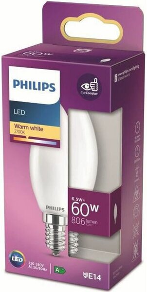 LED крушка Philips 8718699762698 806 lm (2700 K) (Свещ)