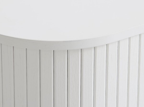 Бяла маса за телевизор 120x56x40 cm Nola – Unique Furniture