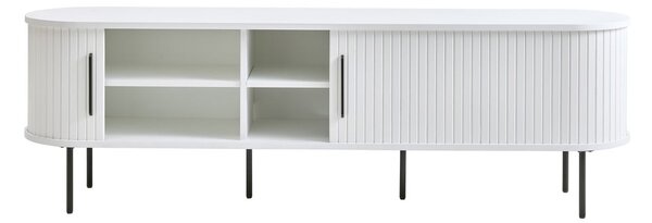 Бяла маса за телевизор 180x56x45 cm Nola – Unique Furniture