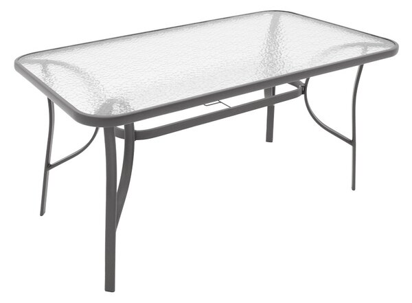 Комплект 7 бр. градинска маса и столове Calan-Ensure Сив 140x80x70 см