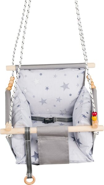 Детски люлеещ се стол Selale Grey 40x32 cm