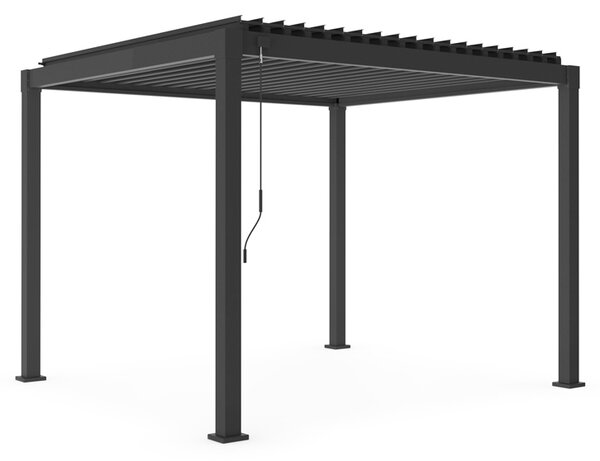 Пергола 3x3m GARDA 300x300x240 cm. антрацит