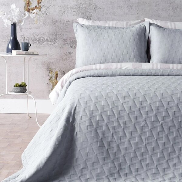 DOQU HOME К-Т ДВ. ШАЛТЕ С КАЛЪФКИ ARYA 3Ч. СИВ