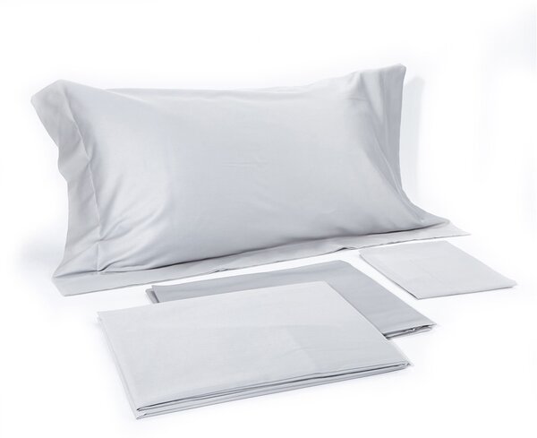 GALIZZI ДОЛЕН ЧАРШАФ SATIN ELEGANCE 90X200X28 СИВ