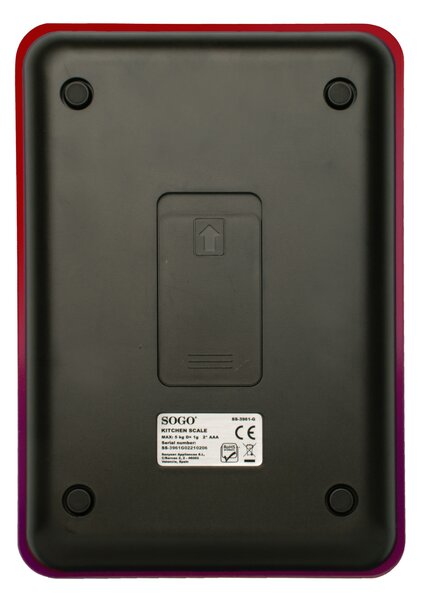 SOGO КУХНЕНСКА ВЕЗНА BAC-SS-3961-R ЧЕРВЕНА