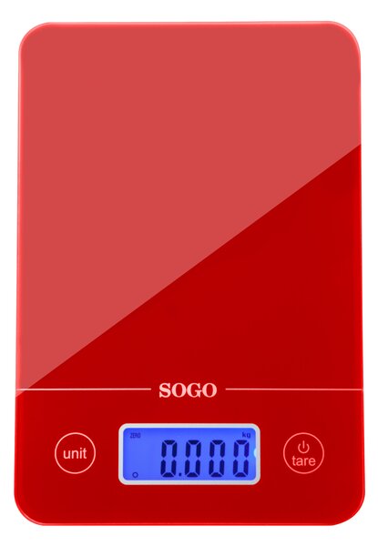 SOGO КУХНЕНСКА ВЕЗНА BAC-SS-3961-R ЧЕРВЕНА