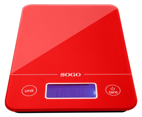 SOGO КУХНЕНСКА ВЕЗНА BAC-SS-3961-R ЧЕРВЕНА