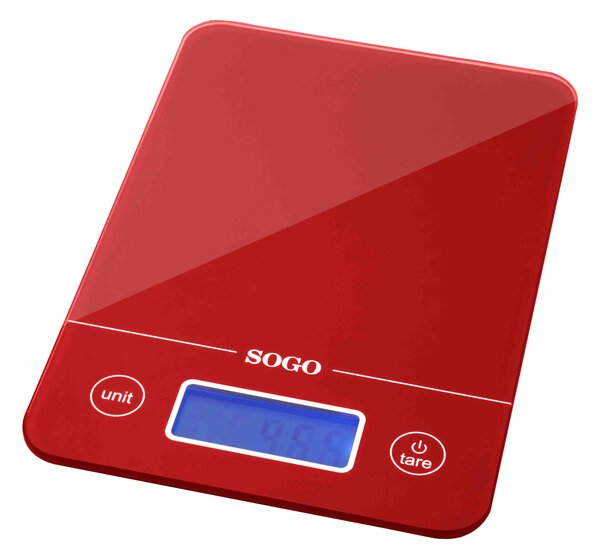 SOGO КУХНЕНСКА ВЕЗНА BAC-SS-3961-R ЧЕРВЕНА