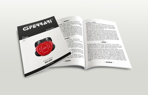 G3FERRARI ФУРНА ЗА ПИЦА DELIZIA 1200W ЧЕРНА