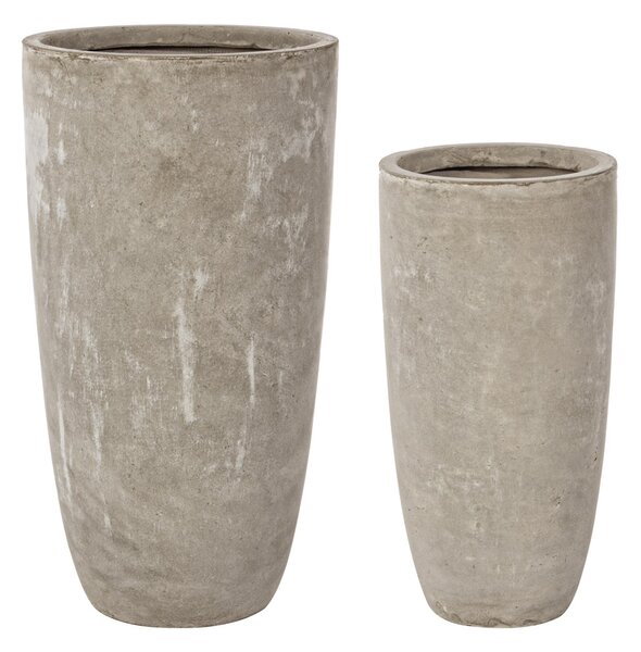 BIZZOTTO ДЕКОРАТИВНА САКСИЯ 2БР. CEMENT БЕЖОВА