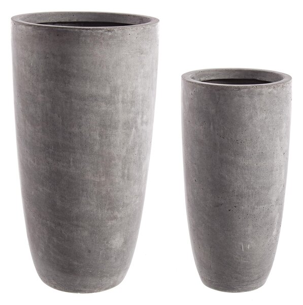 BIZZOTTO ДЕКОРАТИВНА САКСИЯ 2БР. CEMENT СИВА