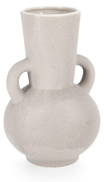 BIZZOTTO ДЕКОРАТИВНА ВАЗА AZEBAN 23CM СИВА