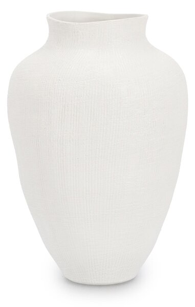 BIZZOTTO ДЕКОРАТИВНА ВАЗА PAPYRUS 29,8CM БЯЛА