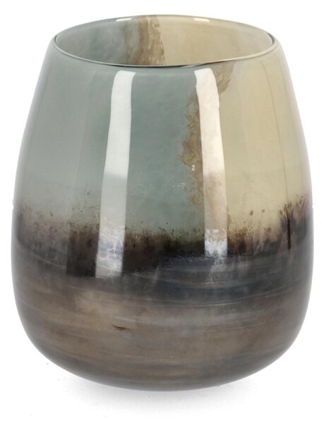 BIZZOTTO ДЕКОРАТИВНА ВАЗА MERCURY 18,6CM КАФЯВА