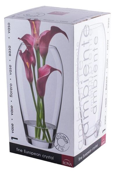 RONA СТЪКЛЕНА ВАЗА AMBIENTE 5050 29CM