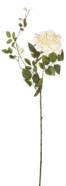 BIZZOTTO ИЗКУСТВЕНО ЦВЕТЕ ROSE 76CM БЯЛО