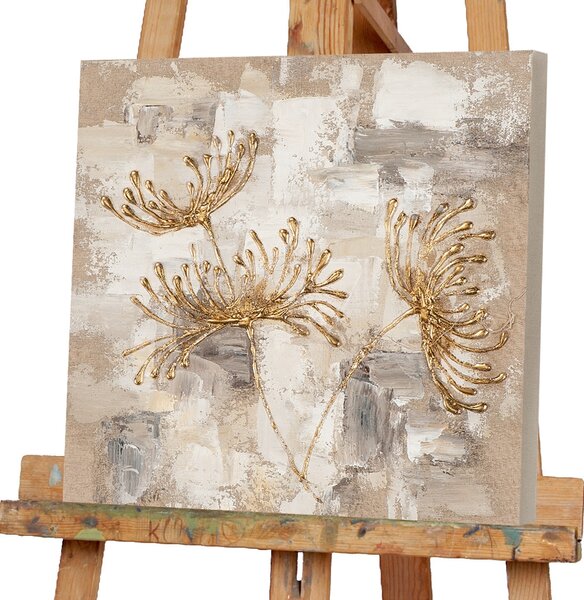 IMAGELAND АКРИЛНА КАРТИНА MUMS IN GOLD II