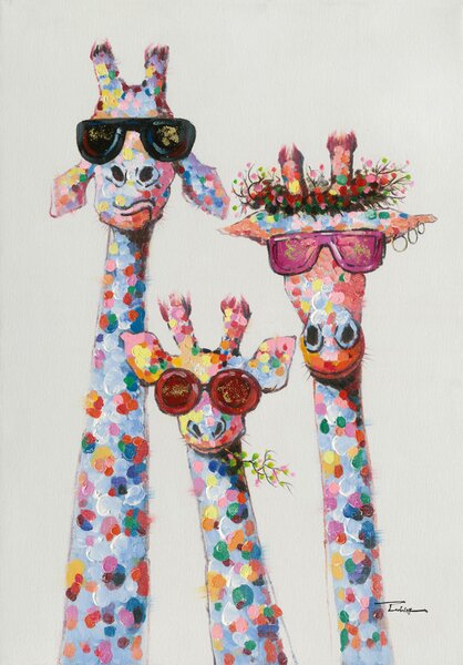 IMAGELAND АКРИЛНА КАРТИНА GIRAFFES IN THE MORNING