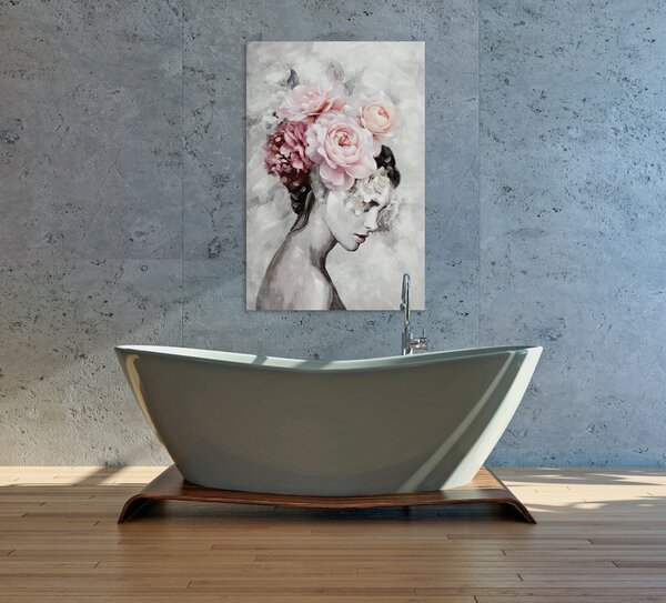 IMAGELAND АКРИЛ КАРТИНА BEAUTY WITH PRETTY FLOWERS