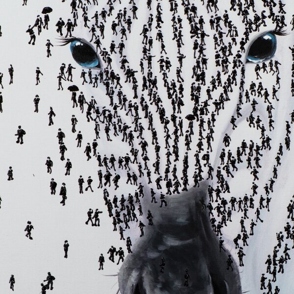 IMAGELAND АКРИЛНА КАРТИНА ZEBRA FROM FIGURES