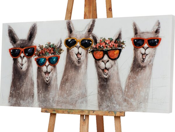 IMAGELAND АКРИЛНА КАРТИНА TRENDY LAMAS
