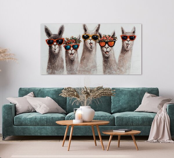 IMAGELAND АКРИЛНА КАРТИНА TRENDY LAMAS