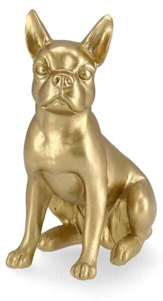 BIZZOTTO ДЕКО ФИГУРА PUPPY BOSTON TERRIER ЗЛАТО