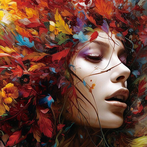 IMAGELAND СТЪКЛЕНА КАРТИНА FLOWER DREAM