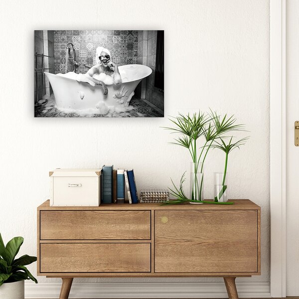 IMAGELAND СТЪКЛЕНА КАРТИНА ENJOY YOUR BATH