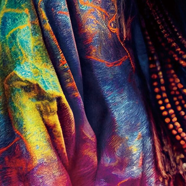 IMAGELAND СТЪКЛЕНА КАРТИНА HIPPIE STYLE