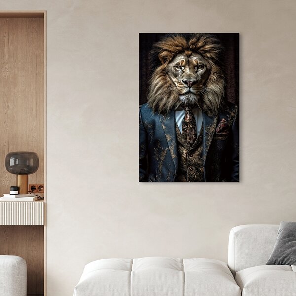 IMAGELAND СТЪКЛЕНА КАРТИНА LION'S CLUB