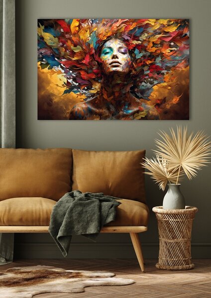IMAGELAND АЛУМИНИЕВА КАРТИНА DREAM OF LEAVES