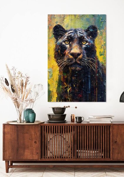 IMAGELAND АЛУМИНИЕВА КАРТИНА BLACK PANTHER