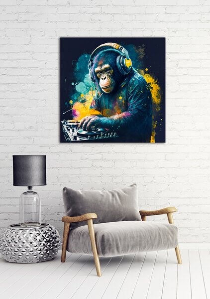 IMAGELAND АЛУМИНИЕВА КАРТИНА MONKEY DJ